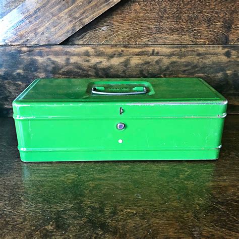 Green Metal Tool Box 